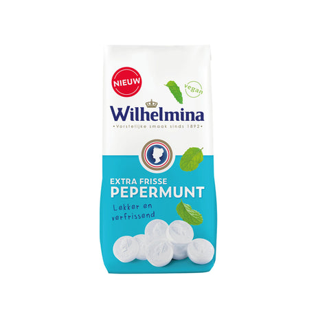 Wilhelmina extra fresh peppermint vegan bag (10x200gr)