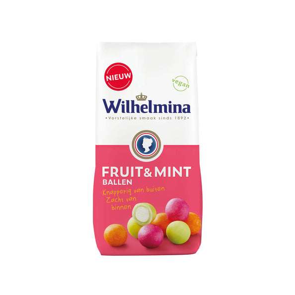 Wilhelmina fruit mint balls vegan bag (10x200gr)