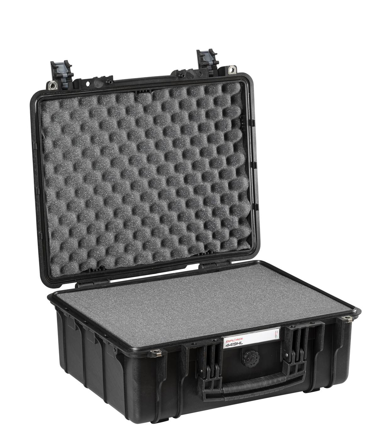 Explorer Cases 4419HL Black Suitcase with Pluck Foam