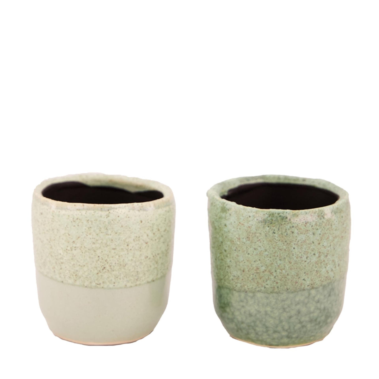 Natural collections flower pot ceramic ø8x8.5cm