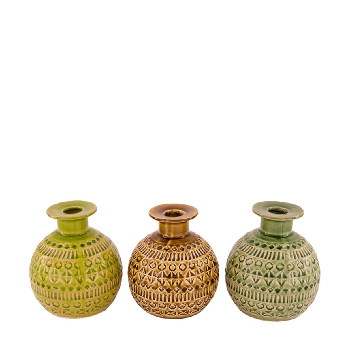 Natural collections vase ceramic ø13.5x16cm