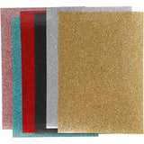 Creativ Firma https: www.cchobby.nl iron-on-foil-sheet-148x210-mm-glitter-diverse-colours-6-sheet-1-box