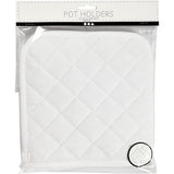 Creativ company https: www.cchobby.nl potholders-size-20x20-cm-145-gr-white-1-pair