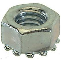 Bofix Nut M5 with spring washer. Per 100