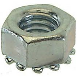 Bofix Nut M5 with spring washer. Per 100