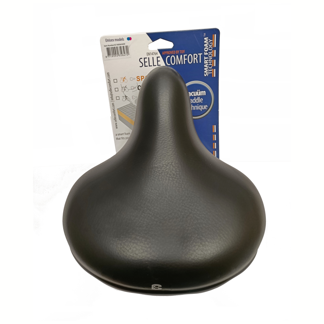 Selle comfort Comfort Zadel Retro XL. Met smart foam techniek, zonder strop.