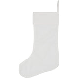 Creativ Firma https: www.cchobby.nl Chrëschtstrümpfe-h-40-cm-w-26-cm-210-gr-wäiss-1-Stéck