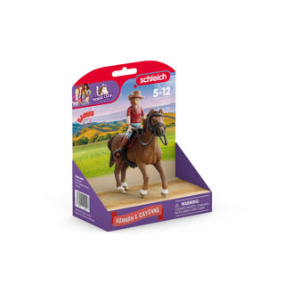 Schleich hästklubb - hästklubb hannah cayenne - 42711