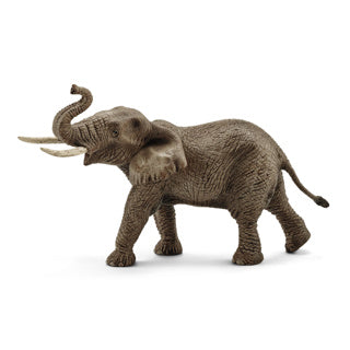 Schleich wild life African elephant male playing figure - true-to-life toy.