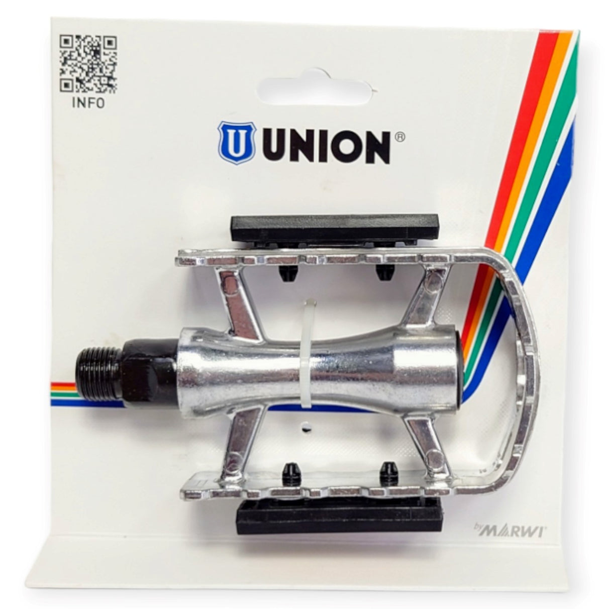 Union Pedals Alu SP-610 sølv