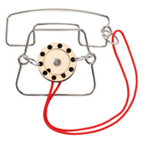 Nedávné hračky kovový telefon hlavolam