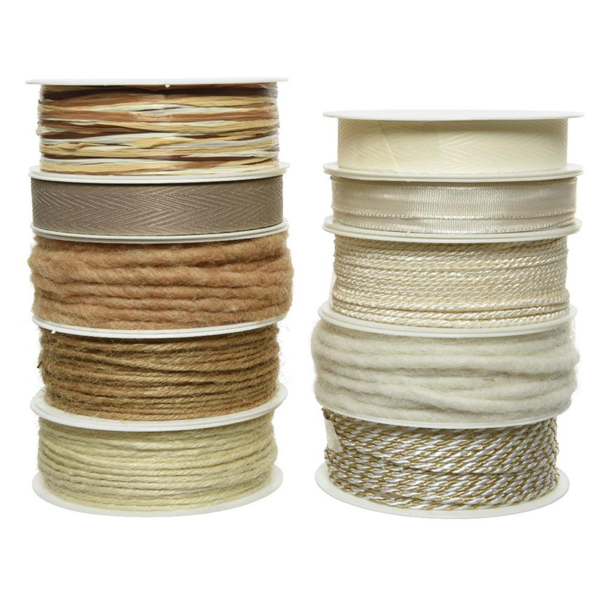 Decoris ribbon polyester 10 assorted