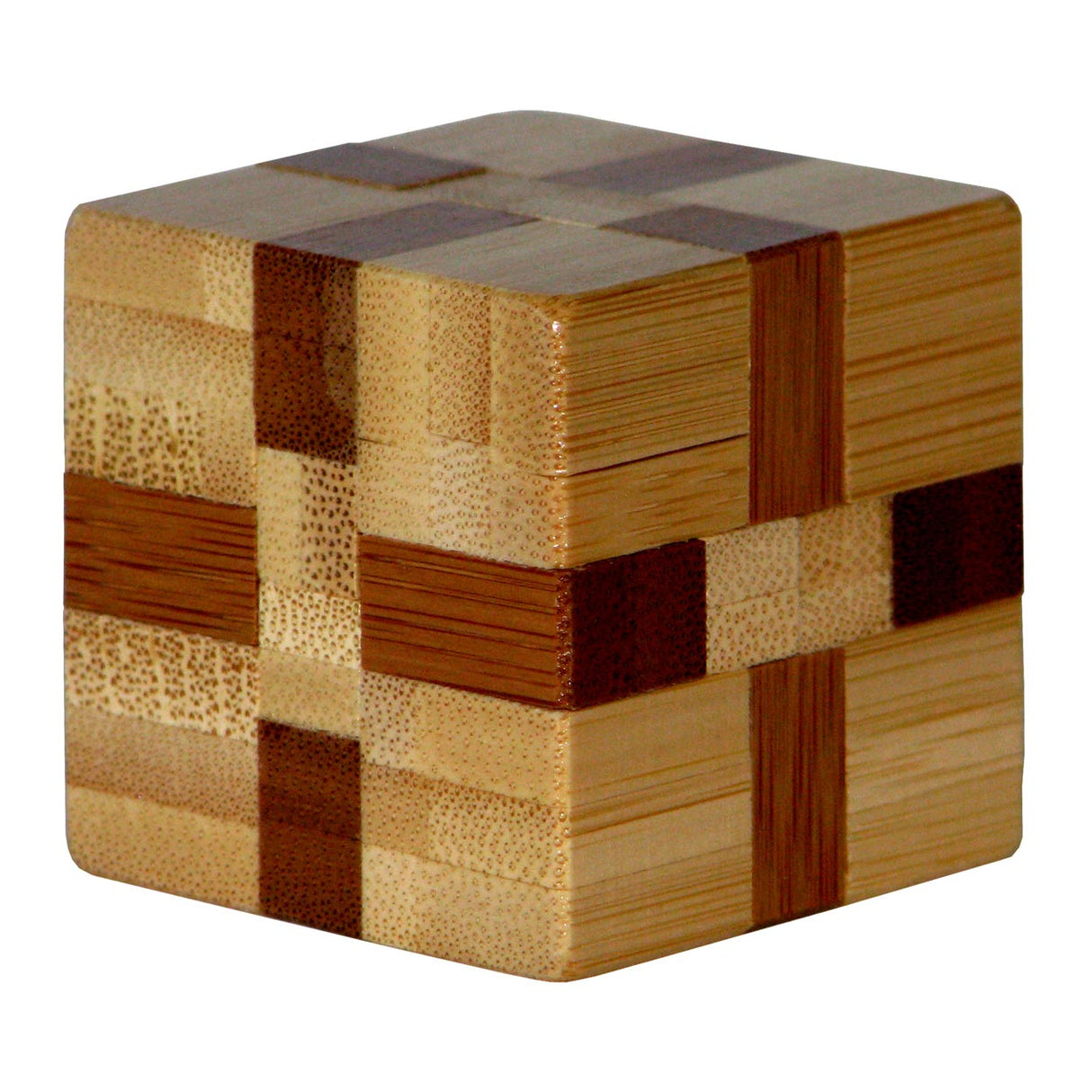 Eureka 3d Bamboo Brain Puzzle Cube ***