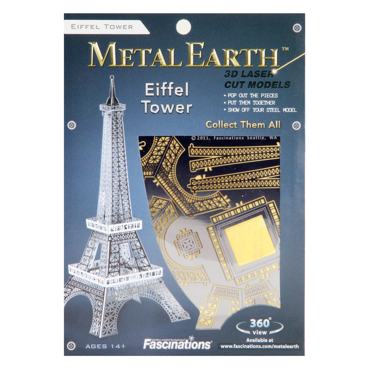 Eiffelova věž Eureka Metal Earth