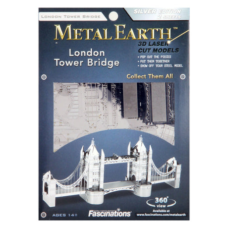 Eureka Metal Earth London Tower Bridge Silver Edition