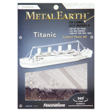 Eureka Metal Earth Titanic Ship Silver Edition