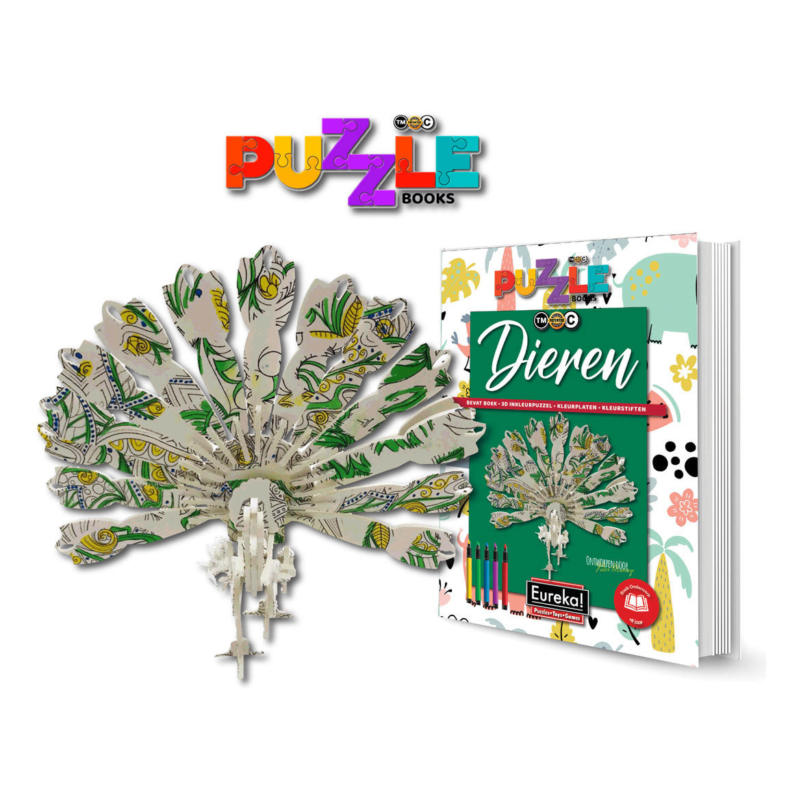 Eureka 3d Puzzle Livres Animaux