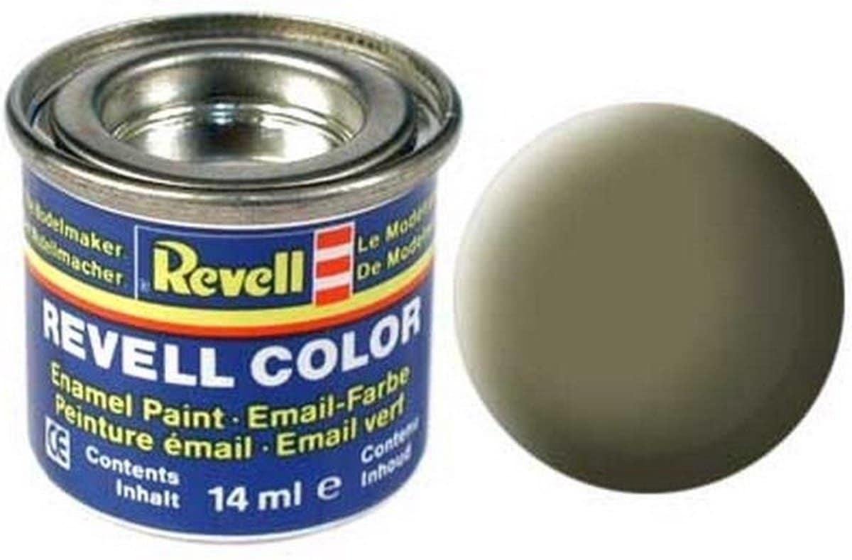 Revell paint for model building number 45 light olive matt
