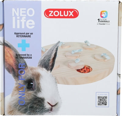 Zolux Neolife treat tray konijn hout