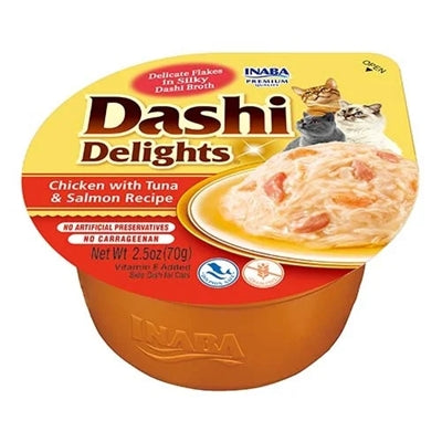 Inaba Dashi Delightts Chicken con receta de salmón de atún