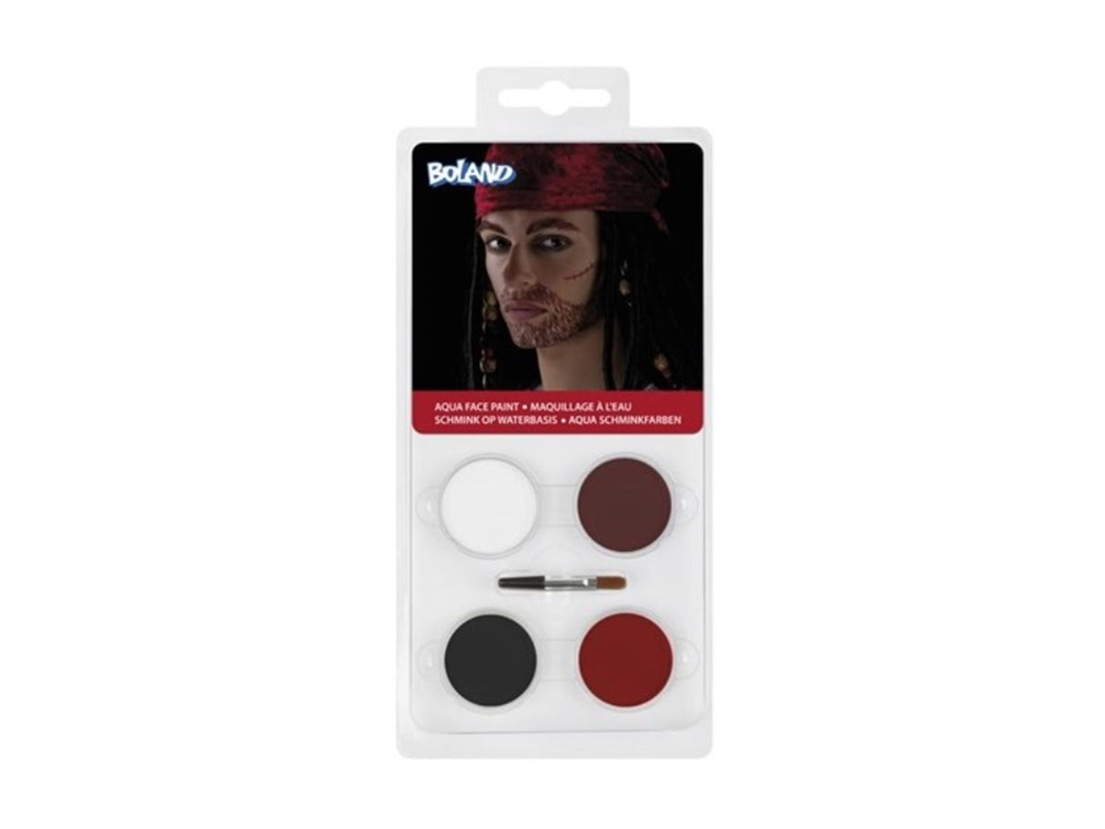Boland water-based pirate make-up palette set