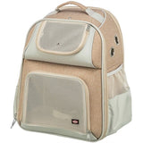 Trixie Hondentas rugtas willow beige bruin