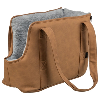 Trixie dog bag evelyn brown gray