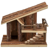 Trixie House Jule fir Hamstere Knascht Holz