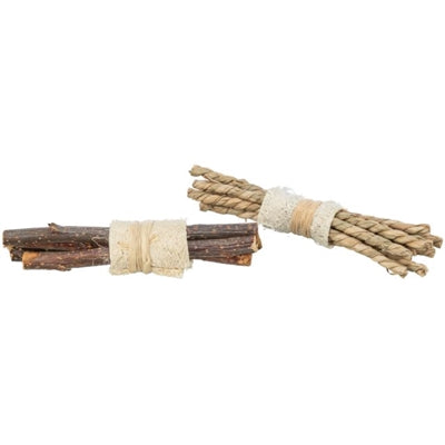 Trixie Set sticks met luffa schorshout zeegras