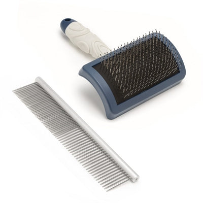 Mikki Mikki Doodle Grooming Kit avec peigne et pinceau lisse