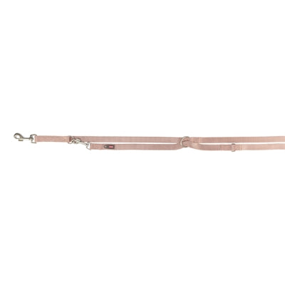 Trixie dog leash premium adjustable blush pink