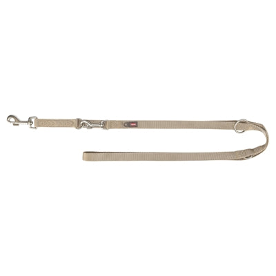 Trixie Dog Leash Premium nastavljiv pesek taupe