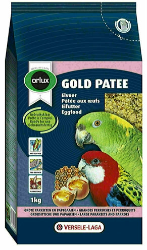 Orlux Gold patee eivoer grote parkiet papegaai