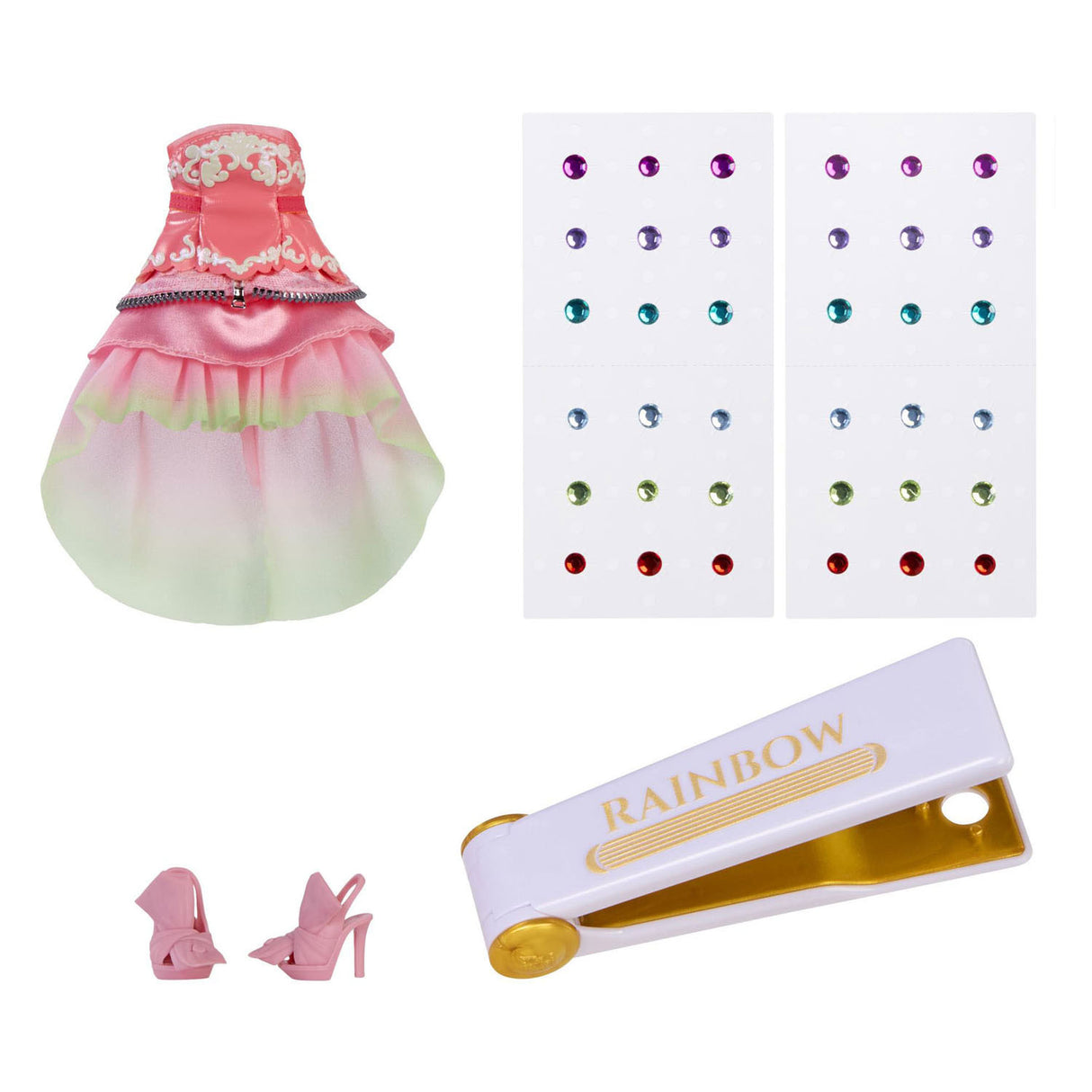 Rainbow high be dazzling fashion dolls adeline rose (pink)