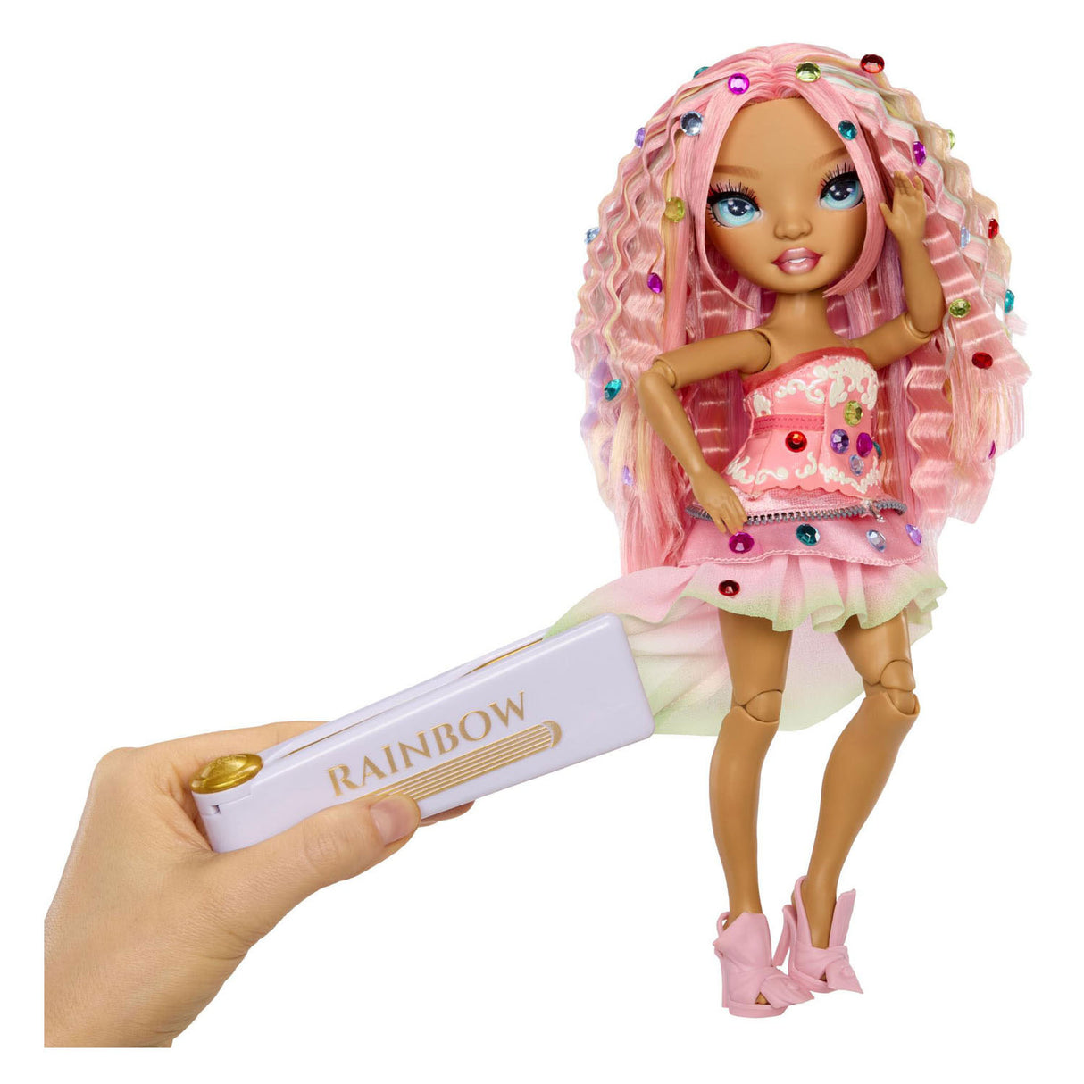 Rainbow high be dazzling fashion dolls adeline rose (pink)