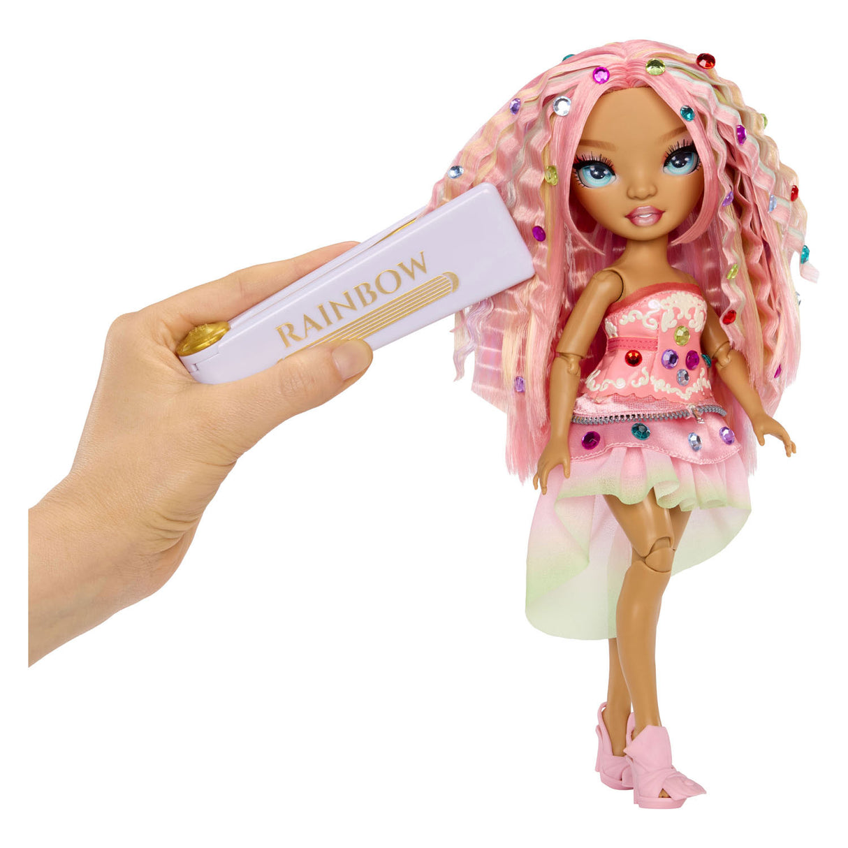 Rainbow high be dazzling fashion dolls adeline rose (pink)