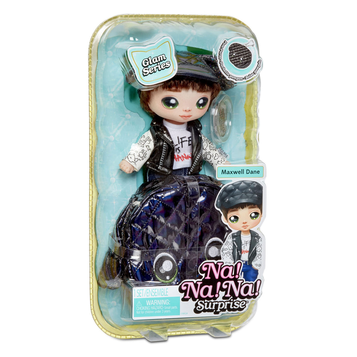 MGA Entertainment po! Po! Po! Niespodzianka 2in1 Glam Series Maxwell Dane