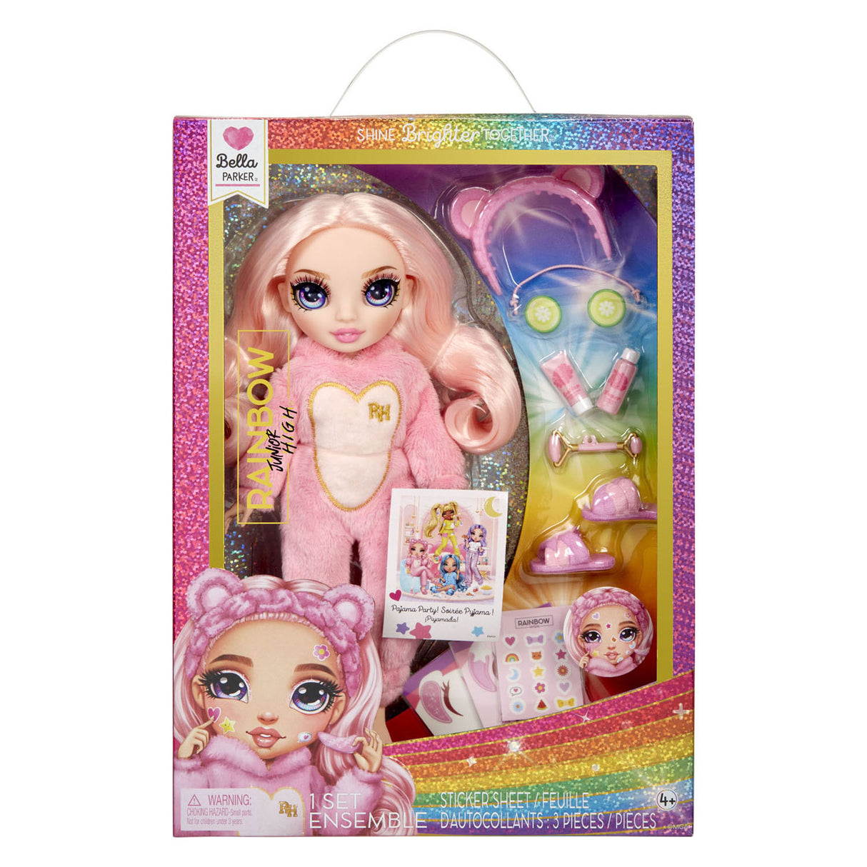 MGA Entertainment Rainbow High Junior High Pejamaparty-Modepop Bel