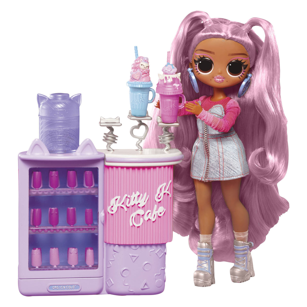 Niespodzianka MGA Entertainment! O.M.G. Słodkie paznokcie - Kitty K Café