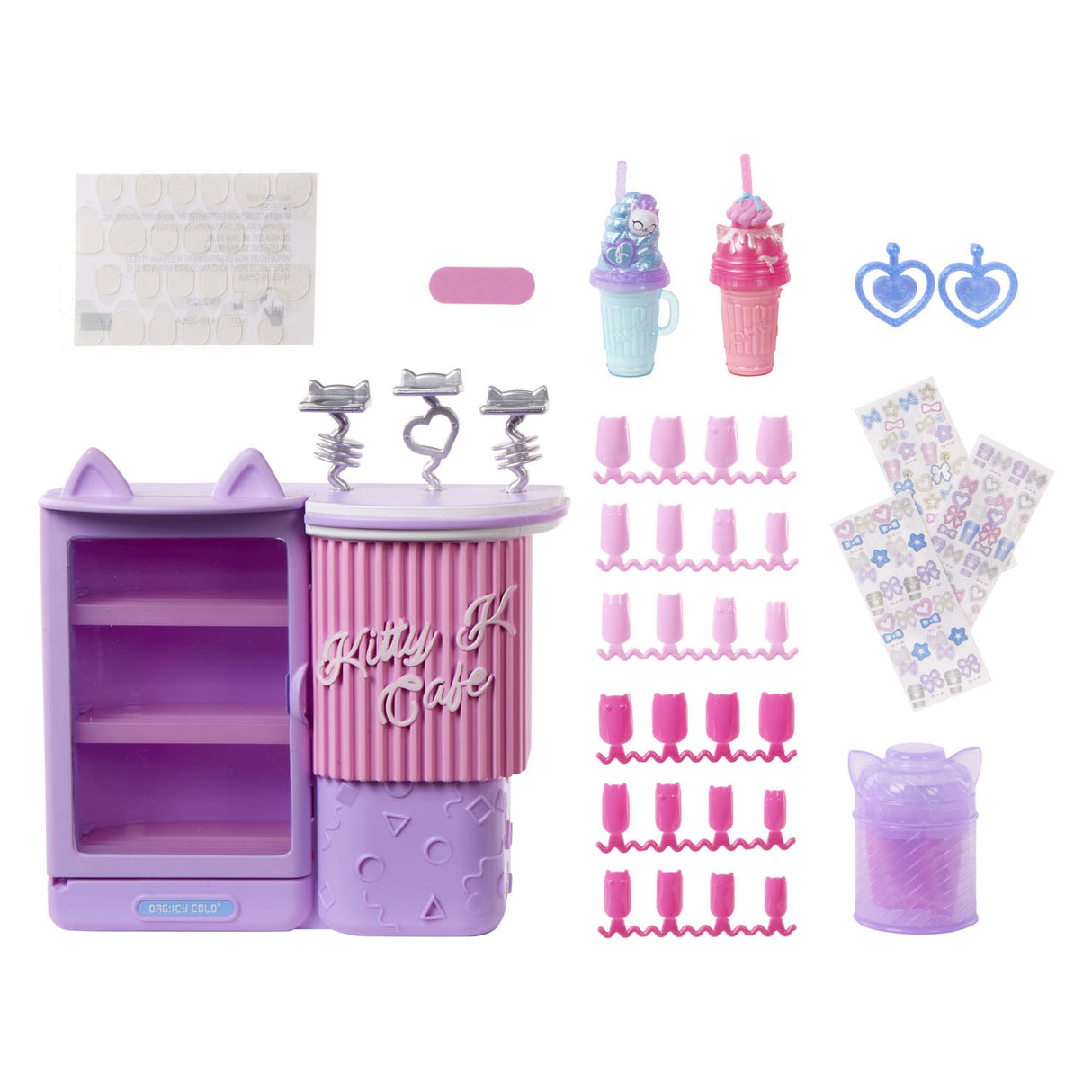 Niespodzianka MGA Entertainment! O.M.G. Słodkie paznokcie - Kitty K Café