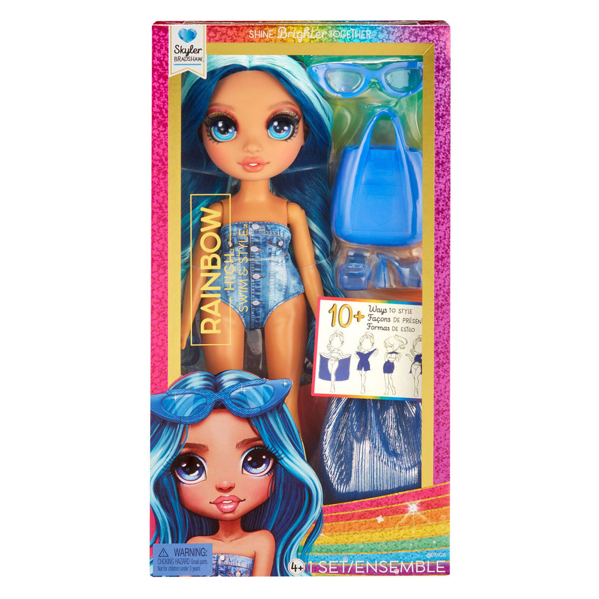 MGA Entertainment Rainbow High Swim Style Pop Skyler