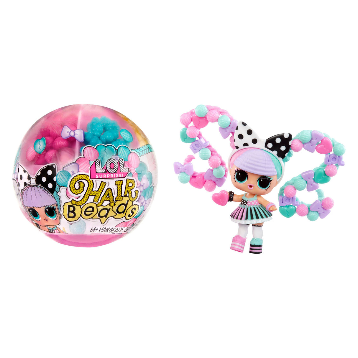 L.O.L. Surprise Hair Beads Play Figure in Bal