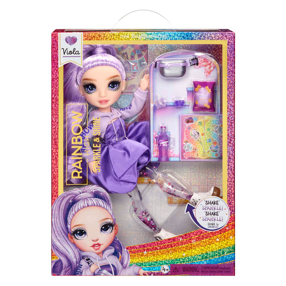 Mga Entertainment Regenbogen héich Sparkel glänzendem Moudebock - Viola