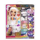 MGA Entertainment Rainbow High Watercolor Create -Modepop - Brown Eyes