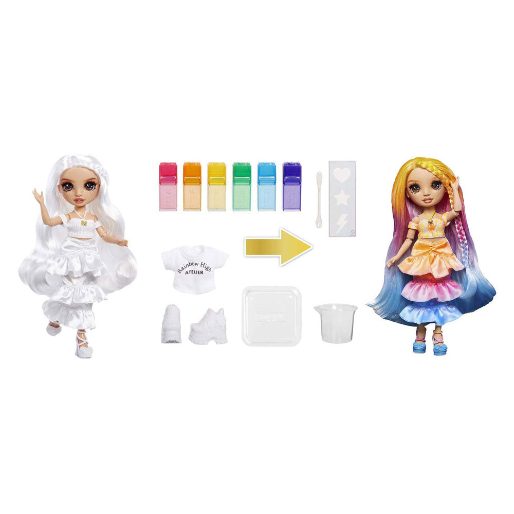 MGA Entertainment Rainbow High Away Create -Modepop - Brązowe oczy