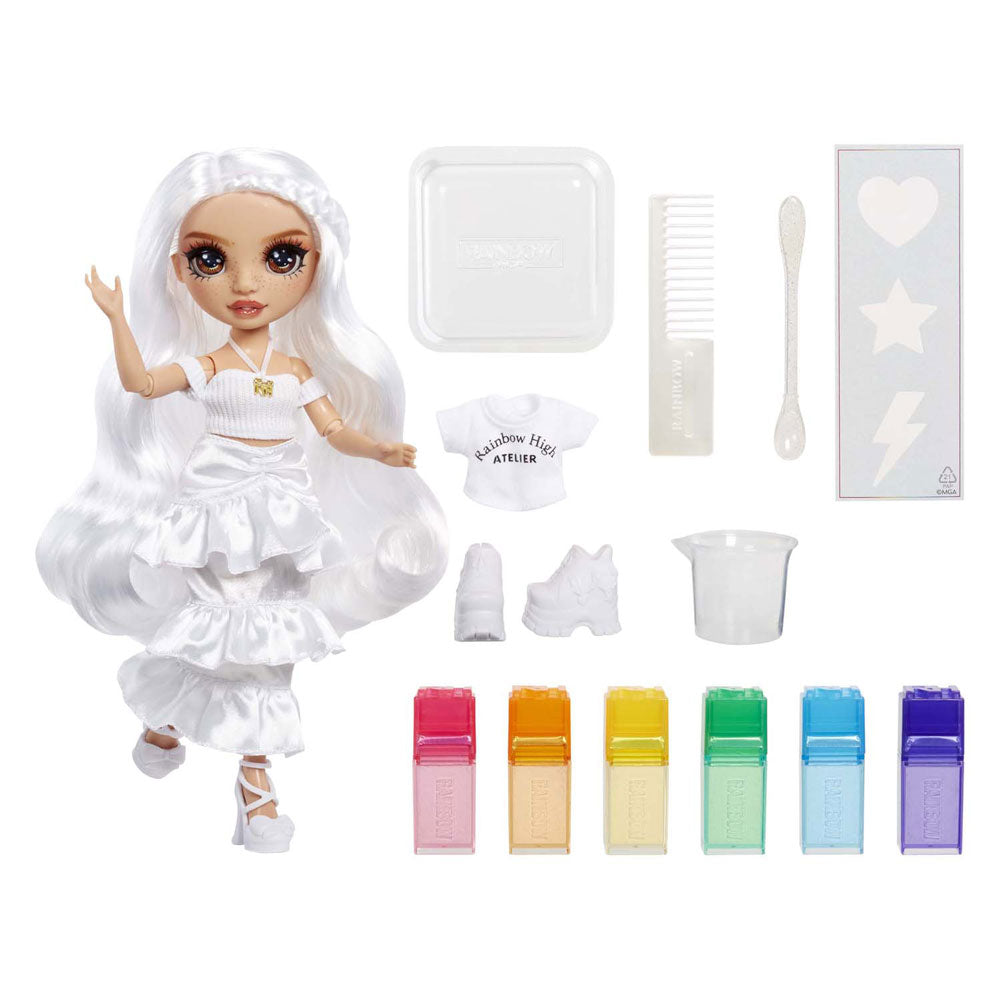 MGA Entertainment Regenbogen Hoch -Aquarell erzeugen -modepop - braune Augen