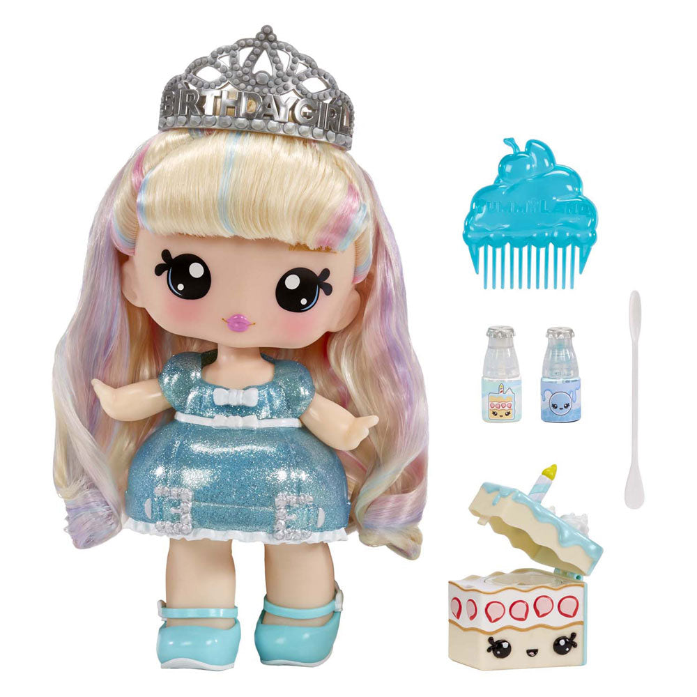 MGA Entertainment Yummiland Lipgloss Pop med kæledyr - Callie fødselsdagskage