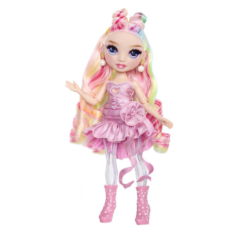 Mga Ënnerhalung Regenbogen Héich Glitter mat Schläim Moud Popp - Bella