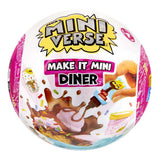 Miniverse mécht et Mini Liewensmëttel: Dinner Serie 4 - Handwierksset - Miniaturen maachen - Snacks a Gedrénks - abegraff Dësch