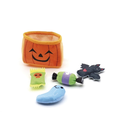 Croci Fright Stuffy Pumpkin with 5 toys